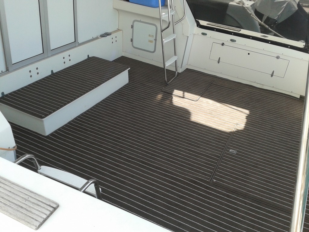 Teak Suede Cream Prestige Marine Trimmers, Boat Covers Perth, Bimini tops, Boat