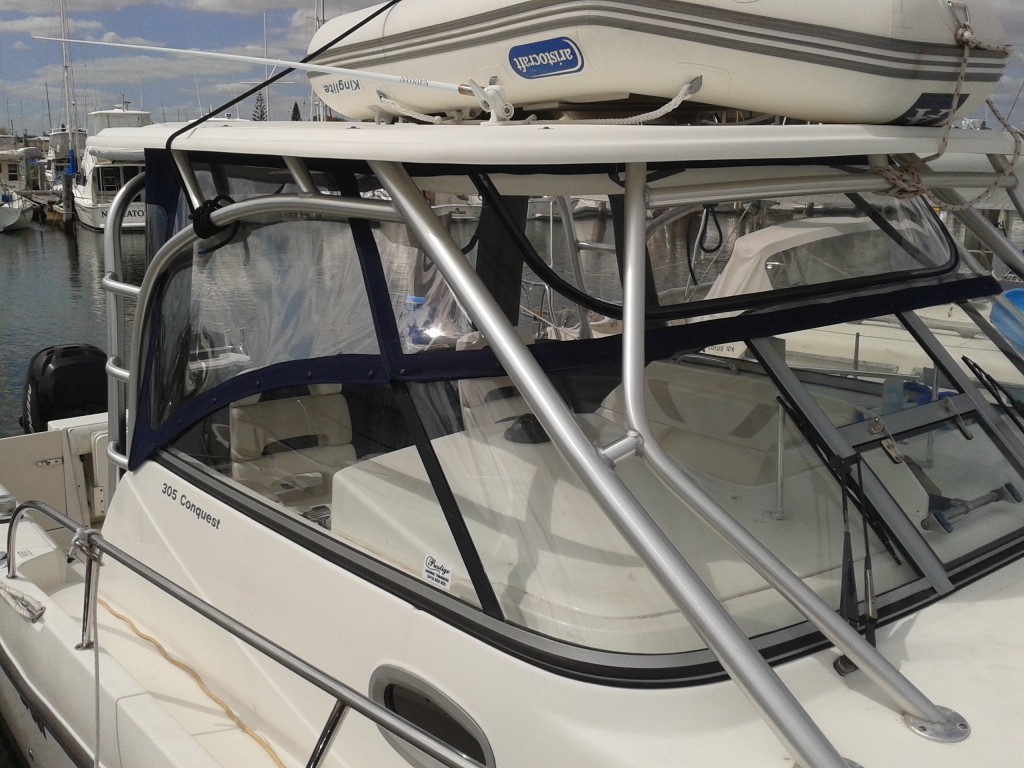 Boston Whaler Crystal Clear Prestige Marine Trimmers, Boat Covers Perth, Bimini tops, Boat