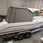 Custom rear camper covers